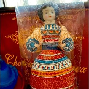 Avon Heirloom Collection Porcelain-head soft-bodied doll